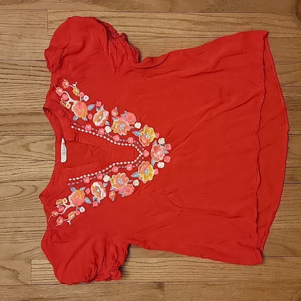 Womens embroidered blouse